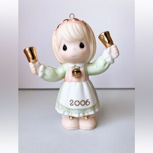 🏷️NWT Precious Moments Holiday Ornament Christmas Bells Vintage 2006